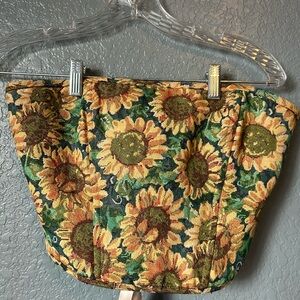Sunflower Corset Top